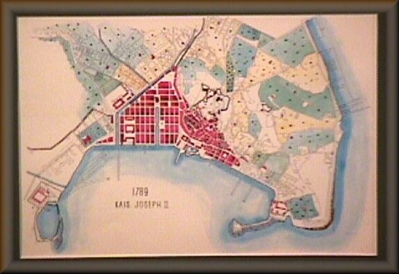 Particolare della situazione del porto nel 1789 Particolare della situazione del porto nel 1789
